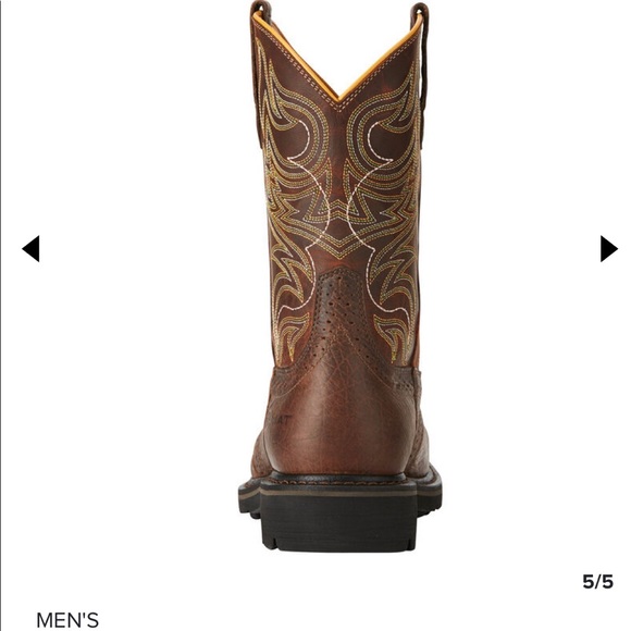 SIERRA SHADOWLAND STEEL TOE WORK BOOT size 8.5 - Picture 5 of 5